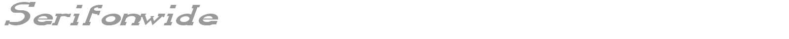 Serifon font preview